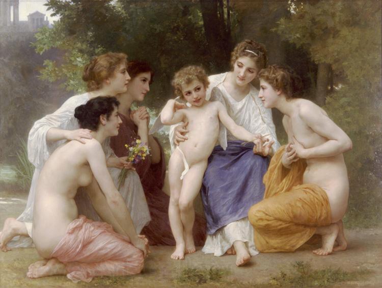 Adolphe William Bouguereau Admiration (mk26) Germany oil painting art